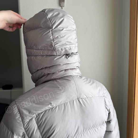 Patagonia Hi-Loft Down Hoody Jacket Small Drifter Gray 600-fill power down S - Picture 12 of 15